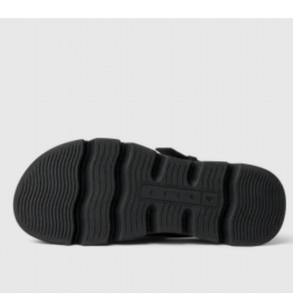 NEW REEF women's vista luxe liah platform sandals in black - Picture 3 of 4